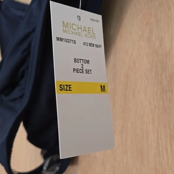 Michael Kors Navy Bikini with Gold Details - Picture 9 of 9
